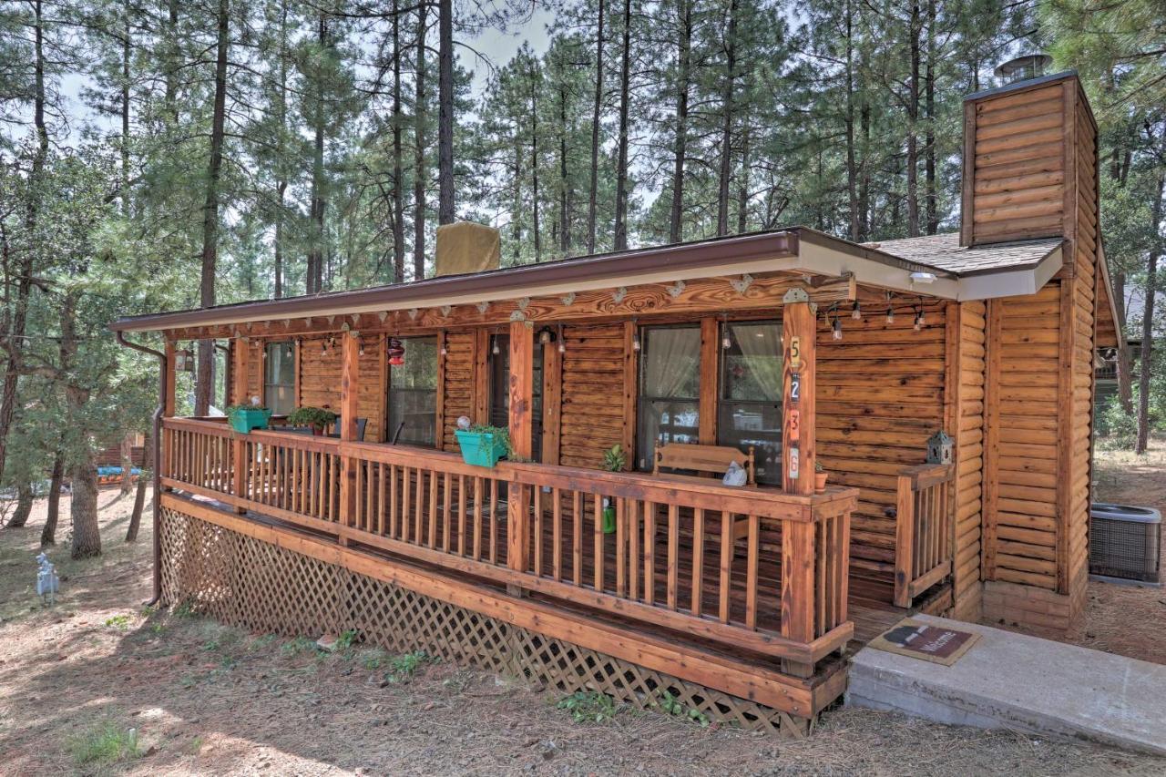 Updated Strawberry Family Cabin With 2 Private Decks Villa Pine Exterior photo