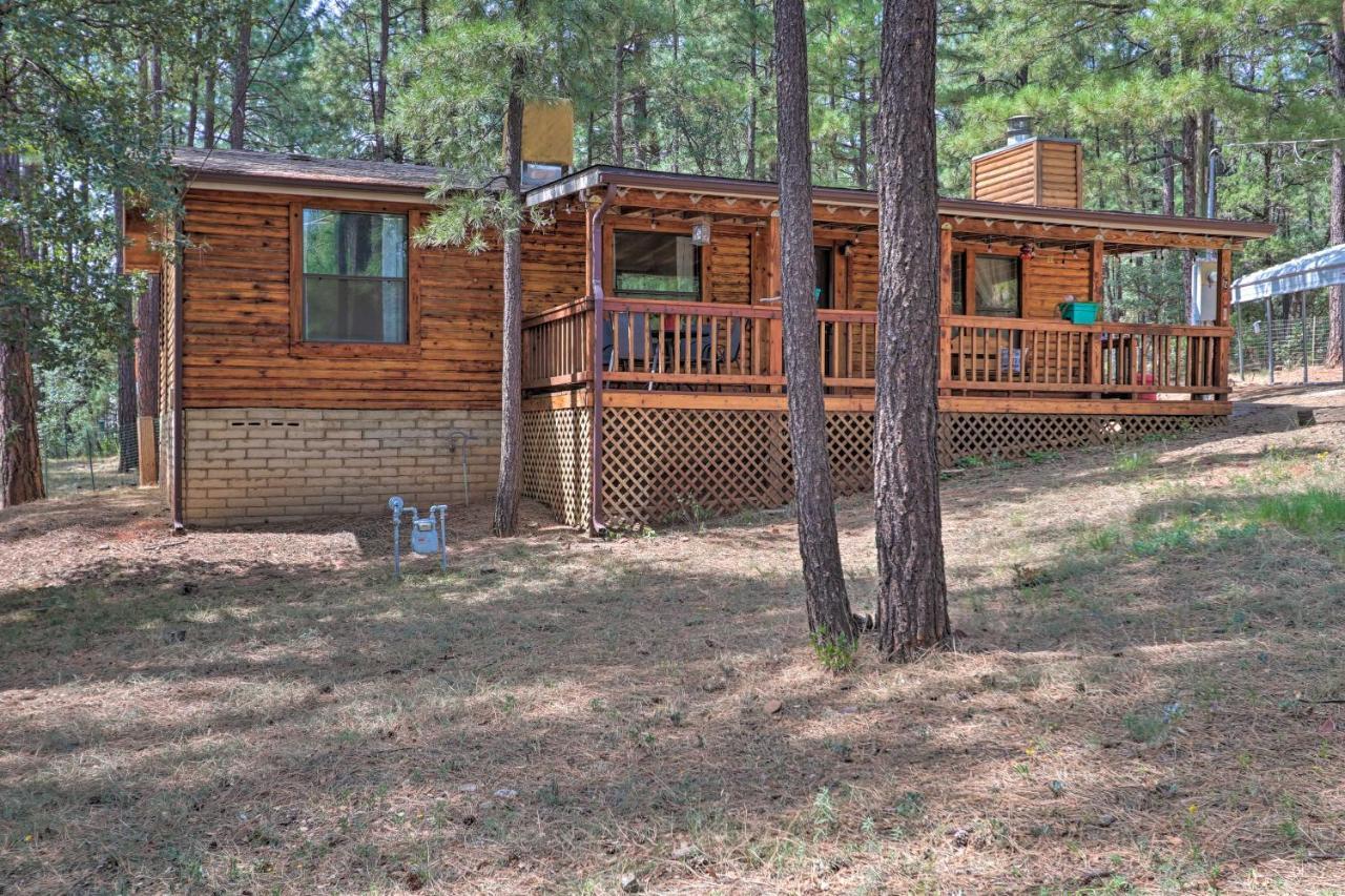 Updated Strawberry Family Cabin With 2 Private Decks Villa Pine Exterior photo